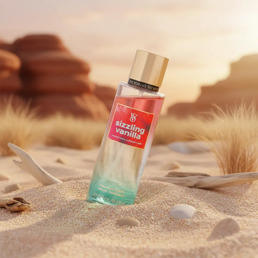 Body Splash Sizzling Vanilla Body Splash Feminino - Victoria's Secret - Universo do Perfume
