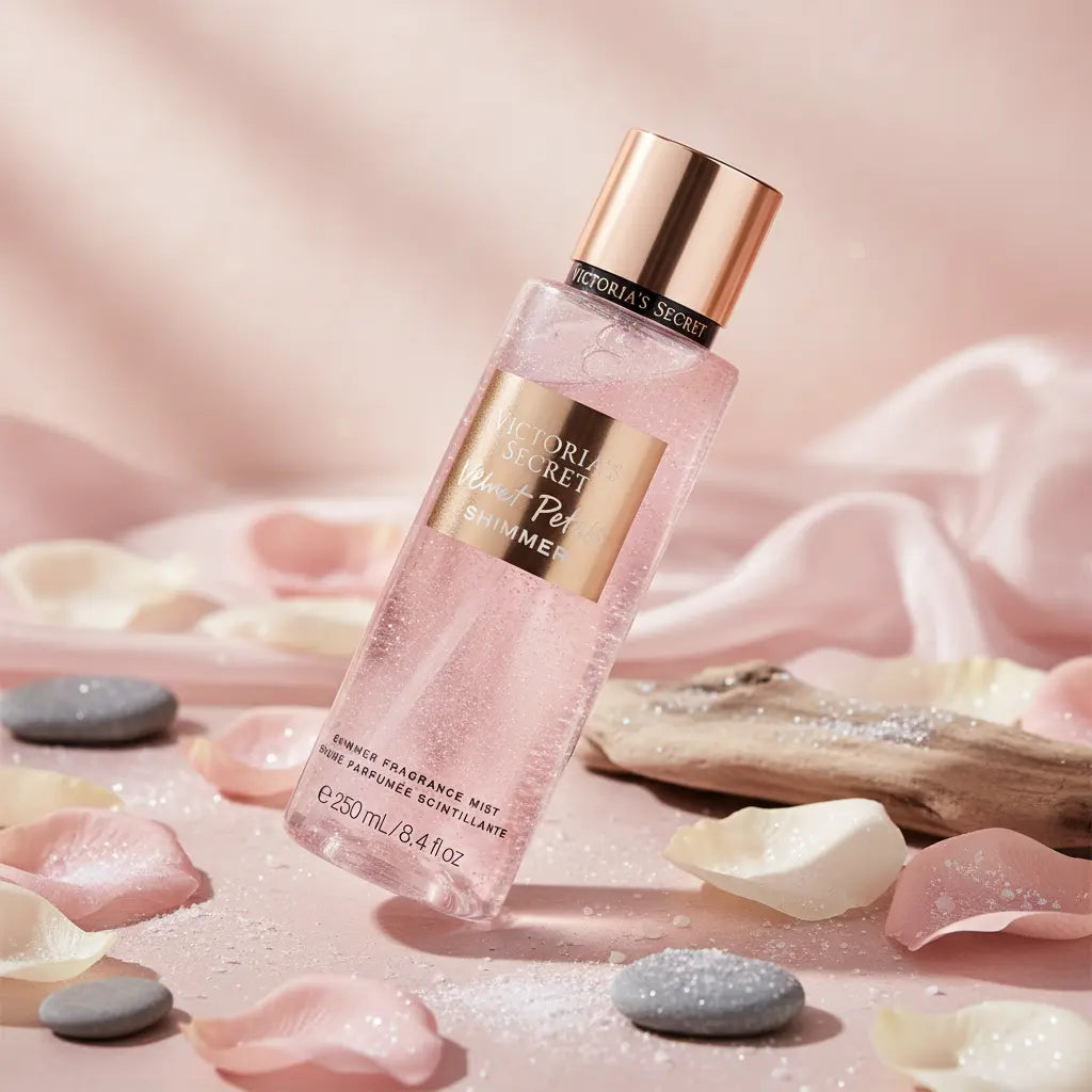 Body Splash Velvet Petals Shimmer Body Splash Feminino - Victorias Secret - Universo do Perfume