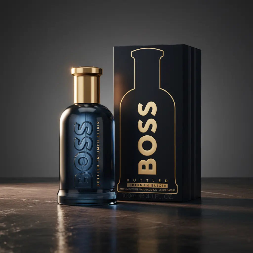 Boss Bottled Triumph Elixir Parfum Intense Masculino - Hugo Boss - Universo do Perfume