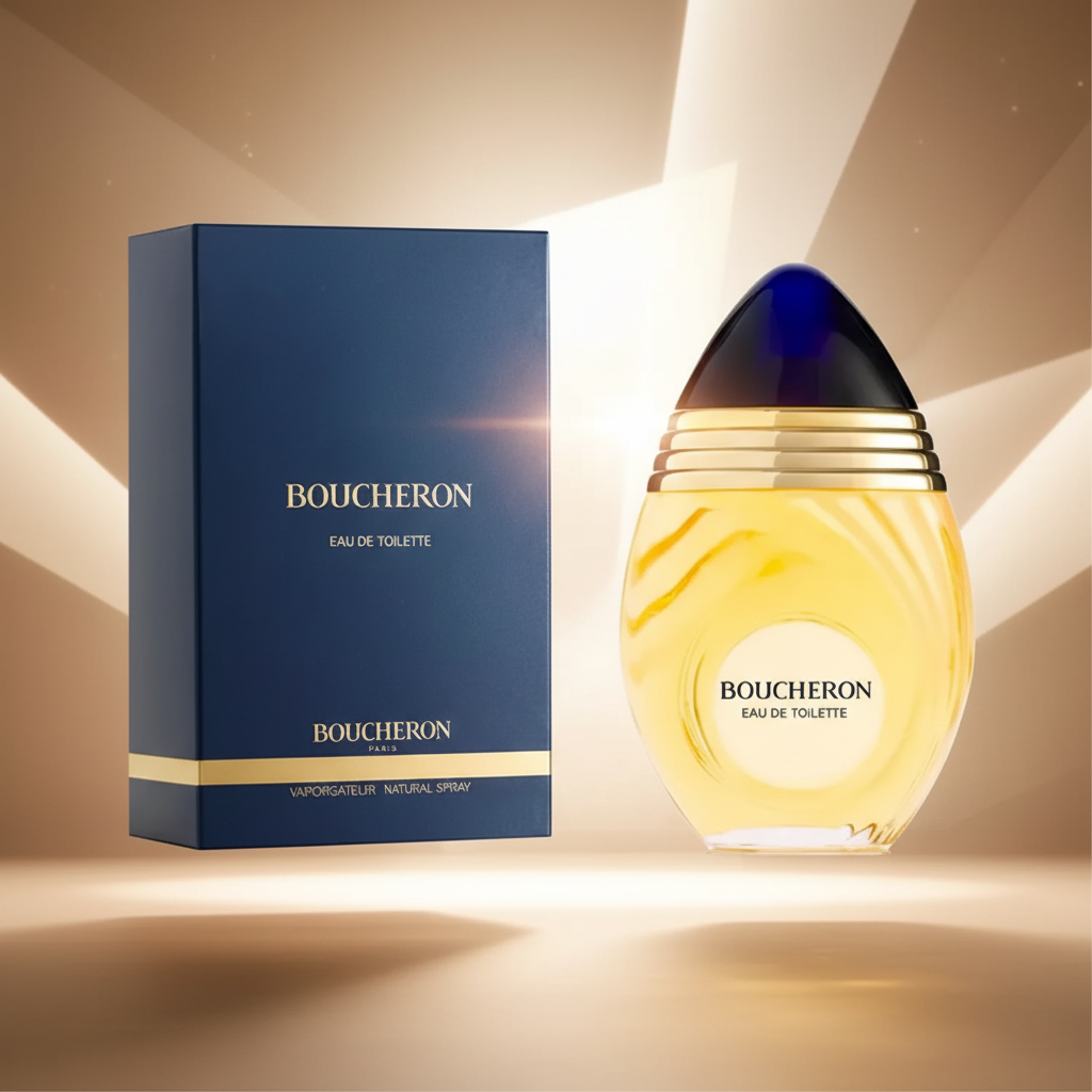 Perfume Boucheron Eau de Toilette Feminino - Boucheron em composição atmosférica com iluminação sofisticada