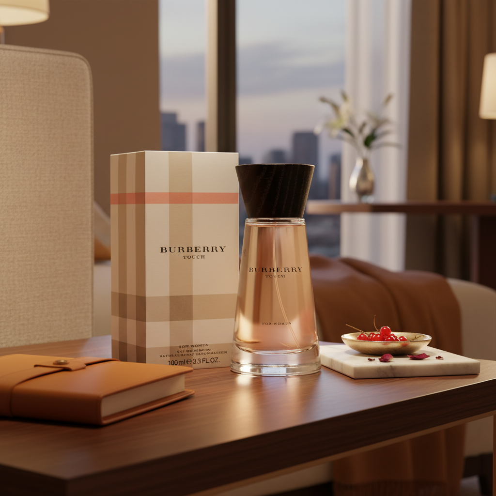 Perfume Burberry Touch For Women Eau de Parfum Feminino - Burberry em ambiente elegante de lifestyle