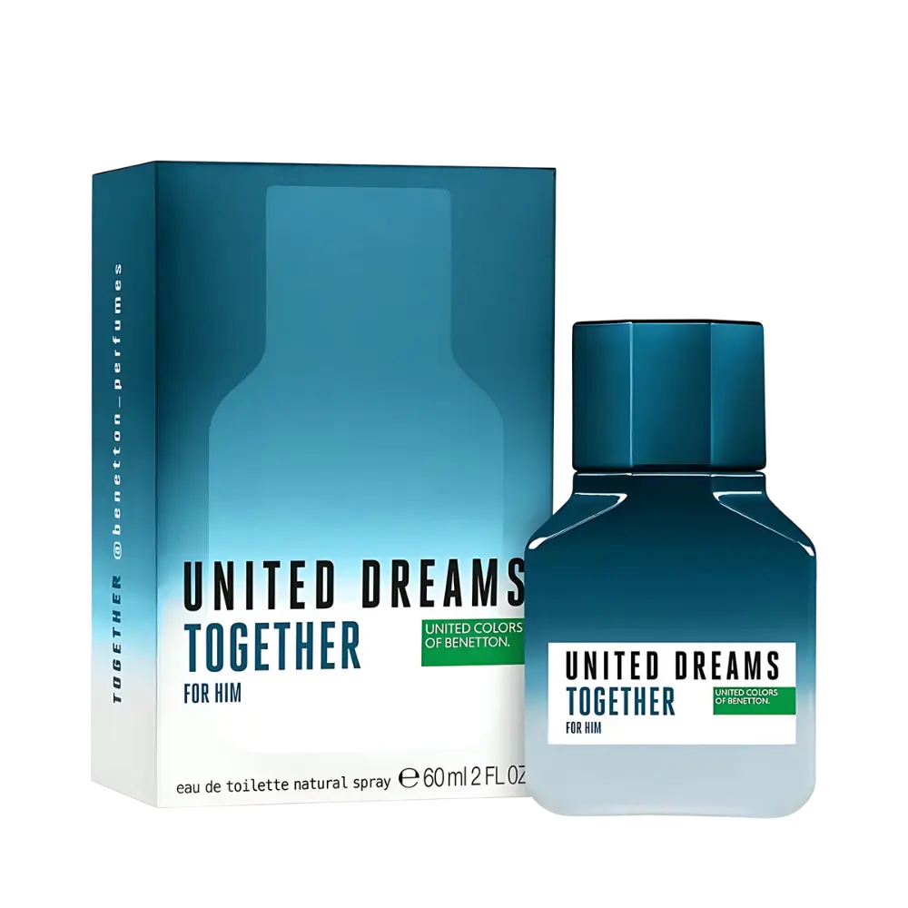 United Dreams Together For Him Eau de Toilette Masculino - Benetton - Universo do Perfume
