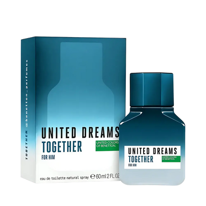 United Dreams Together For Him Eau de Toilette Masculino - Benetton - Universo do Perfume