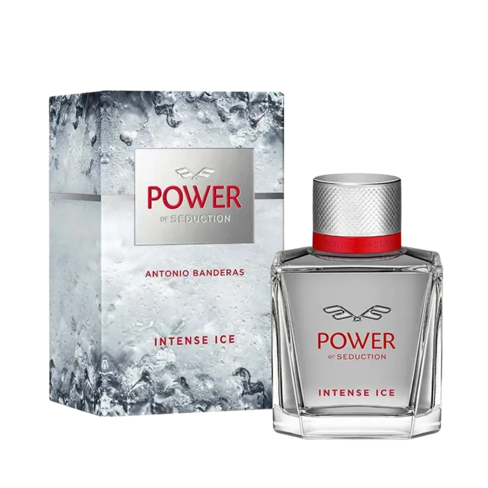 Power Of Seduction Intense Ice Eau de Toilette Masculino - Antonio Banderas - Universo do Perfume