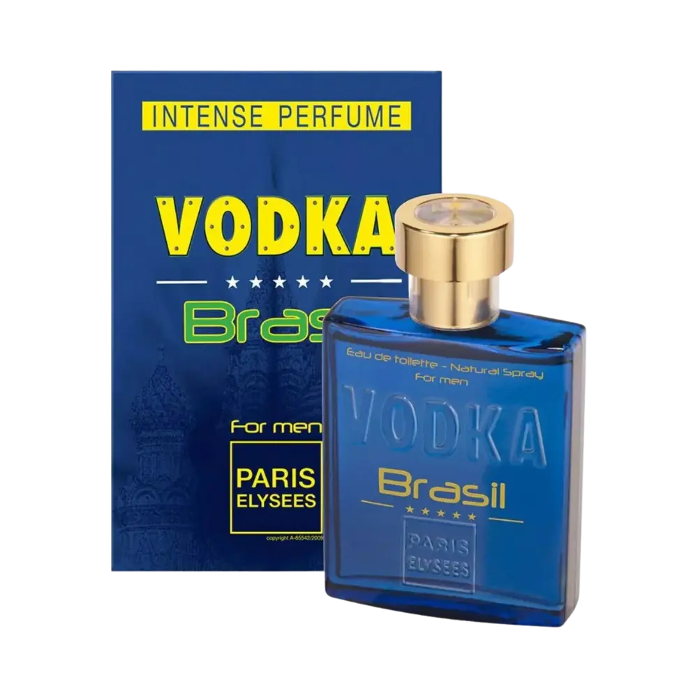 Vodka Brasil Azul Eau de Toilette Masculino - Paris Elysees - Universo do Perfume