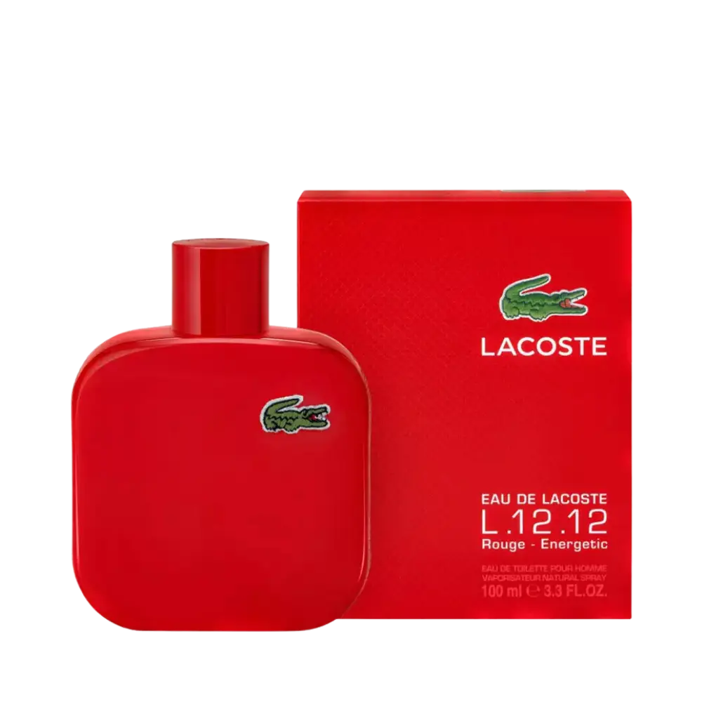 Eau de Lacoste L.12.12 Rouge Eau de Toilette Masculino - Lacoste - Universo do Perfume