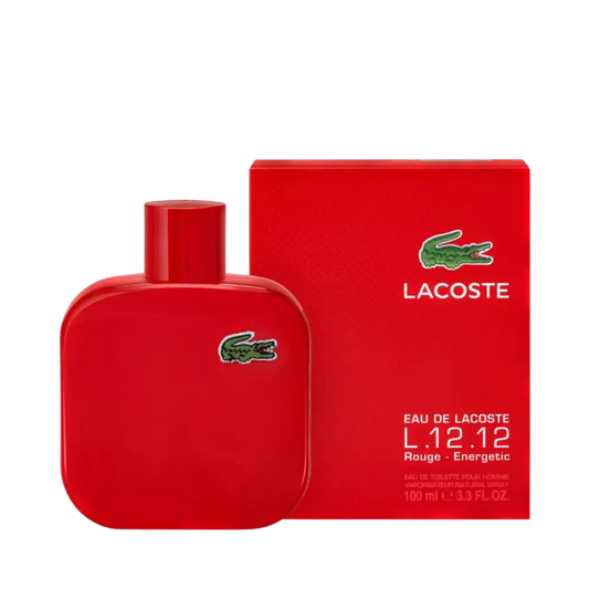 Eau de Lacoste L.12.12 Rouge Eau de Toilette Masculino - Lacoste - Universo do Perfume