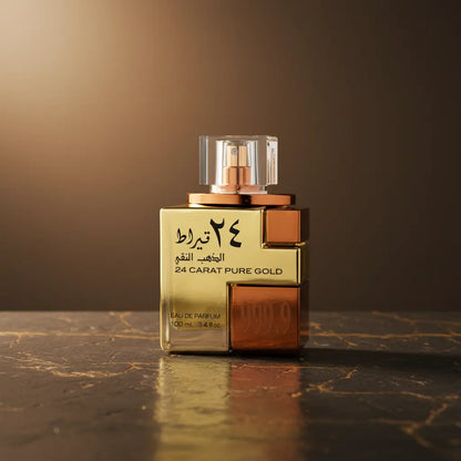 24 Carat Pure Gold Eau de Parfum Feminino - Lattafa - Universo do Perfume