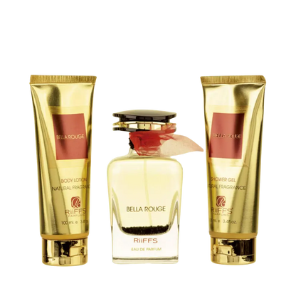 Kit Bella Rouge Eau de Parfum Feminino - Riiffs - Universo do Perfume