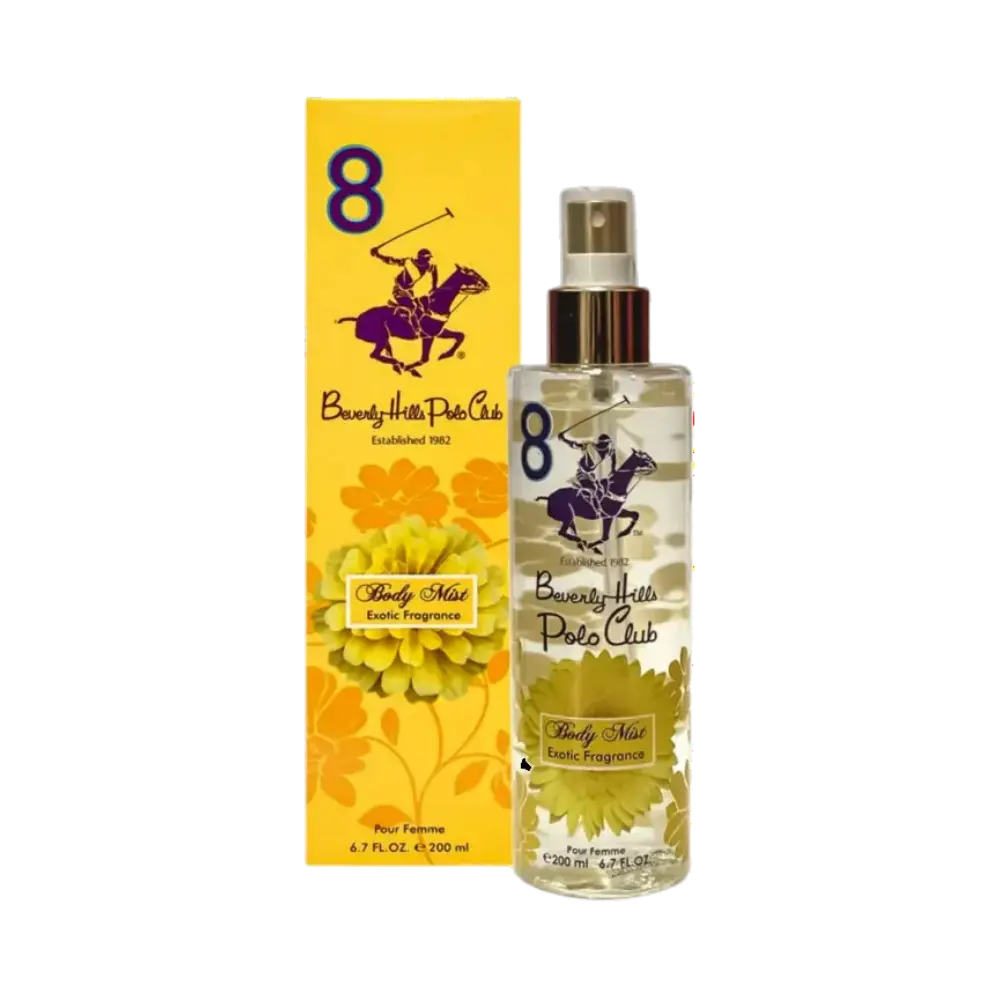 Polo Club 8 Body Mist Exotic Fragrance Pour Femme Feminino - Giorgio Beverly Hills - Universo do Perfume