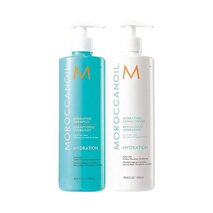 Kit Moroccanoil Duo Hydration Shampoo e Condicionador Todos os Cabelos - Moroccanoil - Universo do Perfume