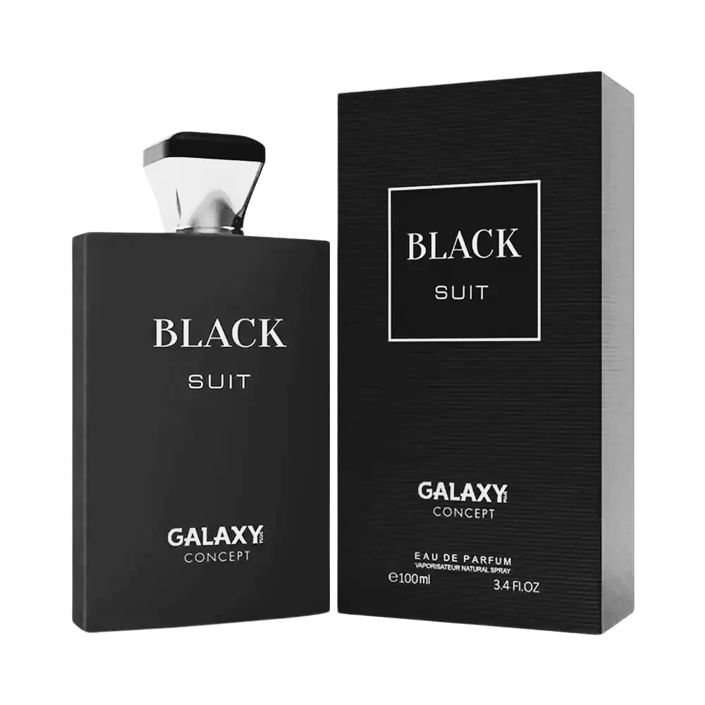 Black Suit Eau de Parfum Masculino - Galaxy Plus - Universo do Perfume