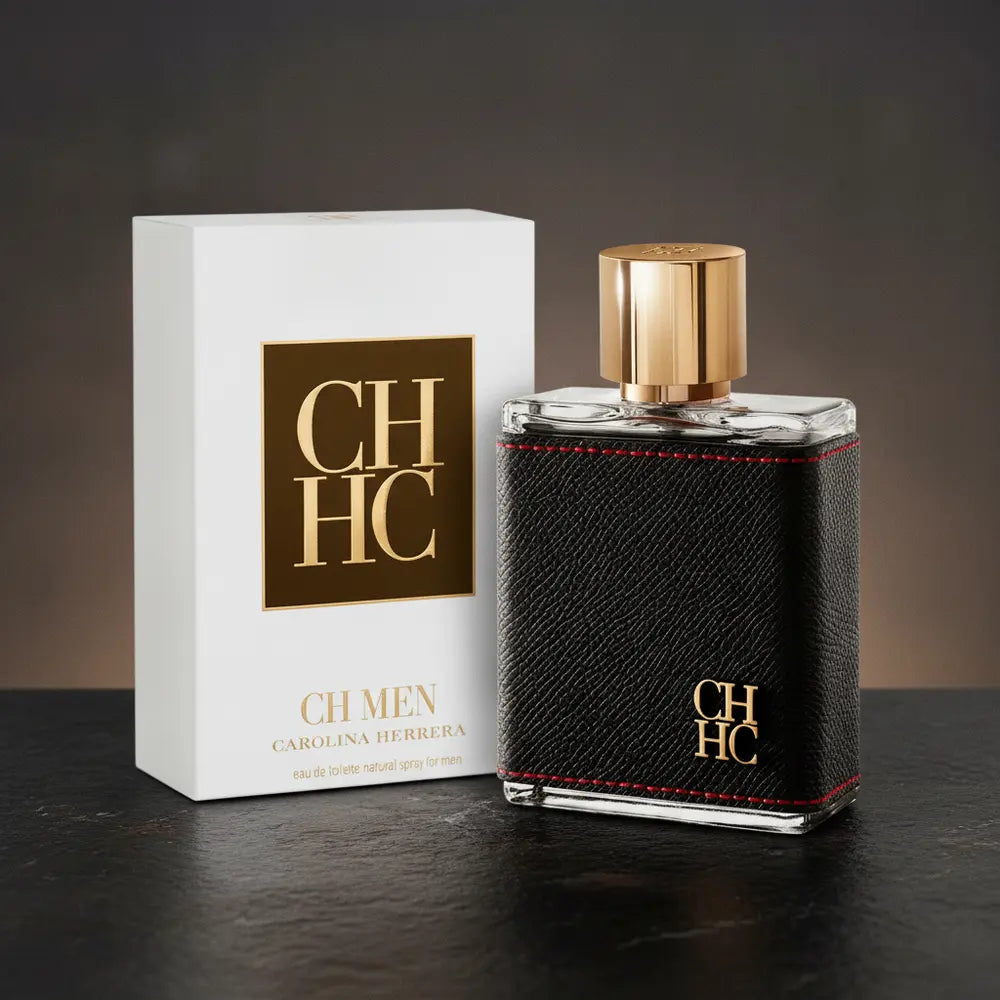 CH Men Eau de Toilette Masculino - Carolina Herrera - Universo do Perfume