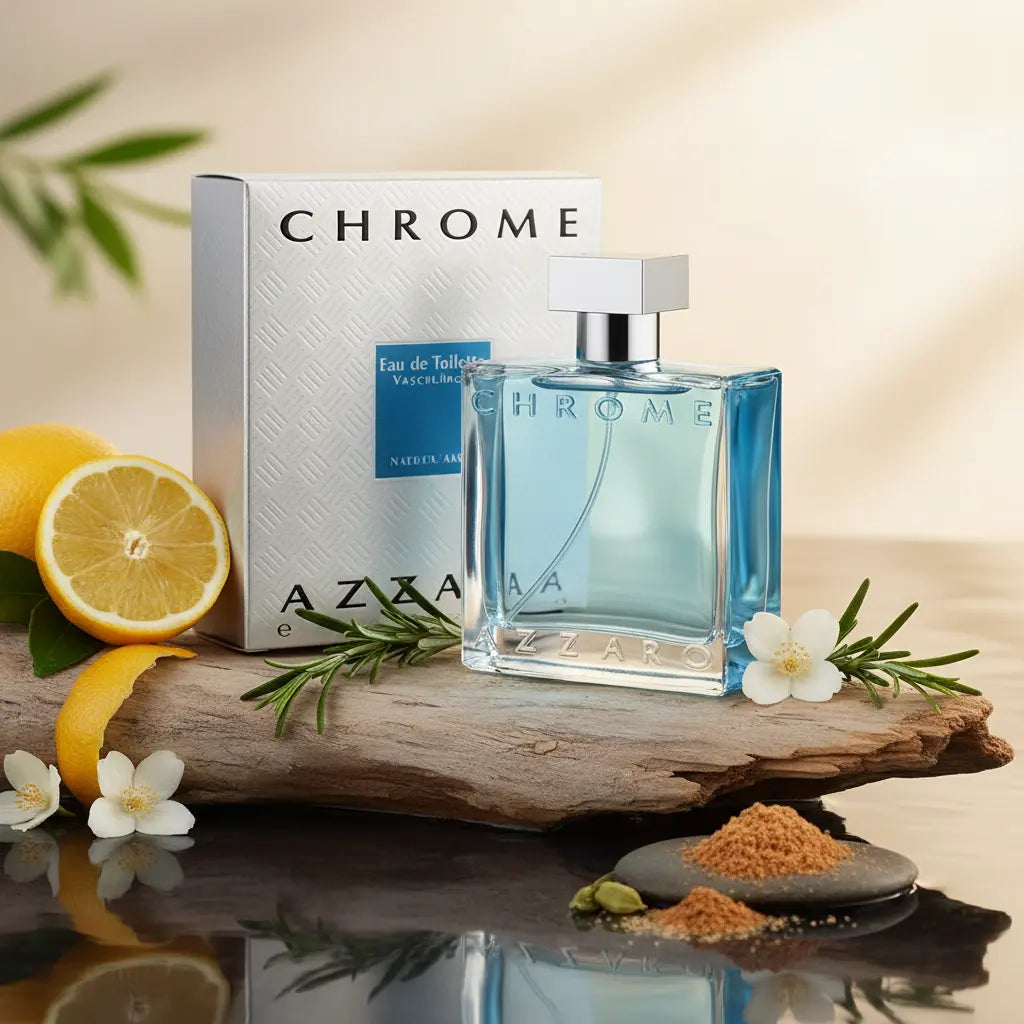 Chrome Eau de Toilette Masculino - Azzaro - Universo do Perfume