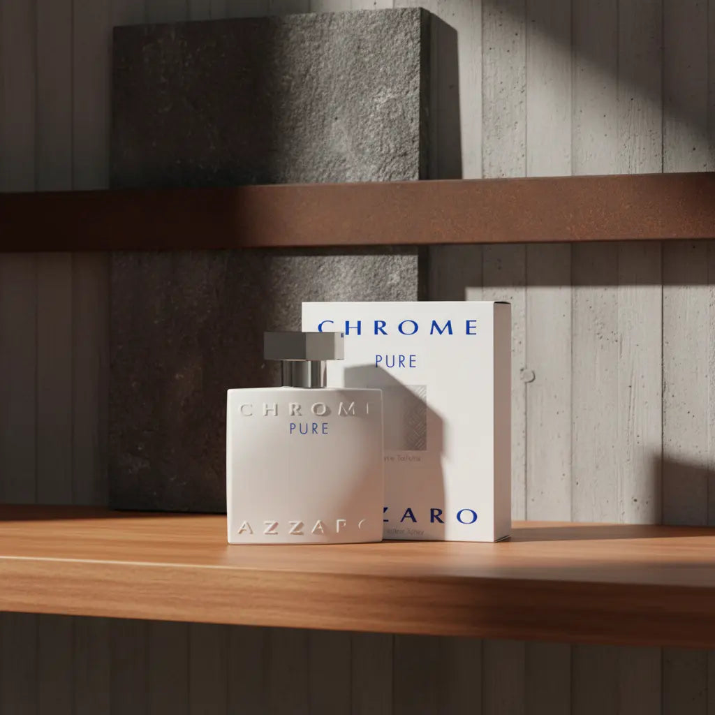 Chrome Pure Eau de Toilette Masculino - Azzaro - Universo do Perfume