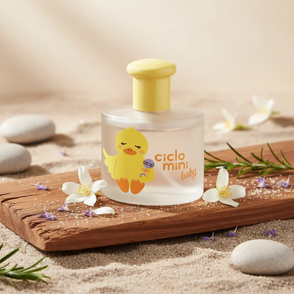 Ciclo Mini Água de Colônia QuéQué Baby Água de Colônia Infantil Unissex - Ciclo Cosméticos - Universo do Perfume