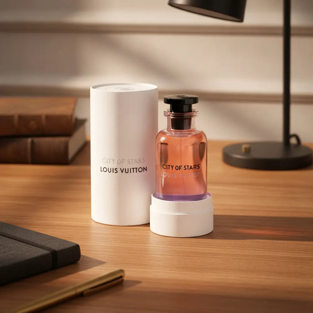 Perfume City of Stars Eau de Parfum Unissex - Louis Vuitton em ambiente elegante de lifestyle