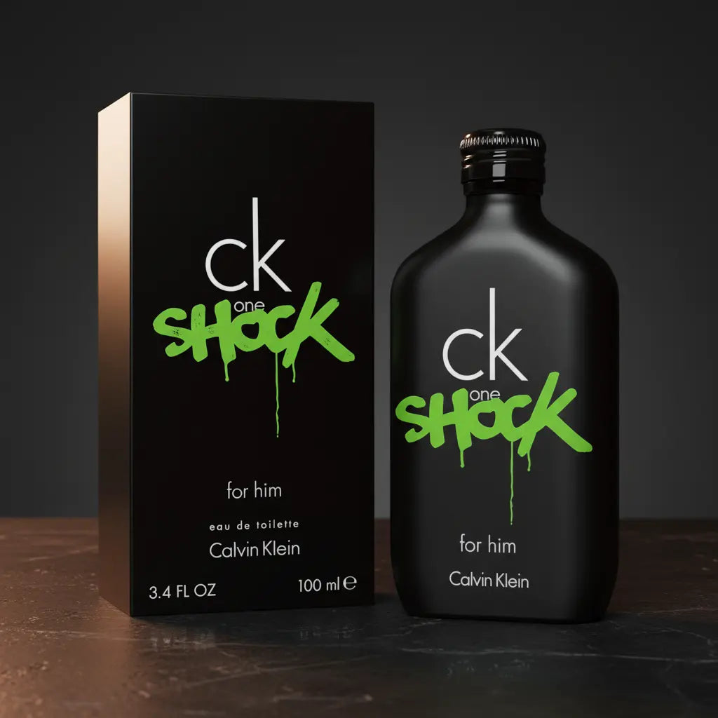 CK One Shock For Him Eau de Toilette Masculino - Calvin Klein - Universo do Perfume