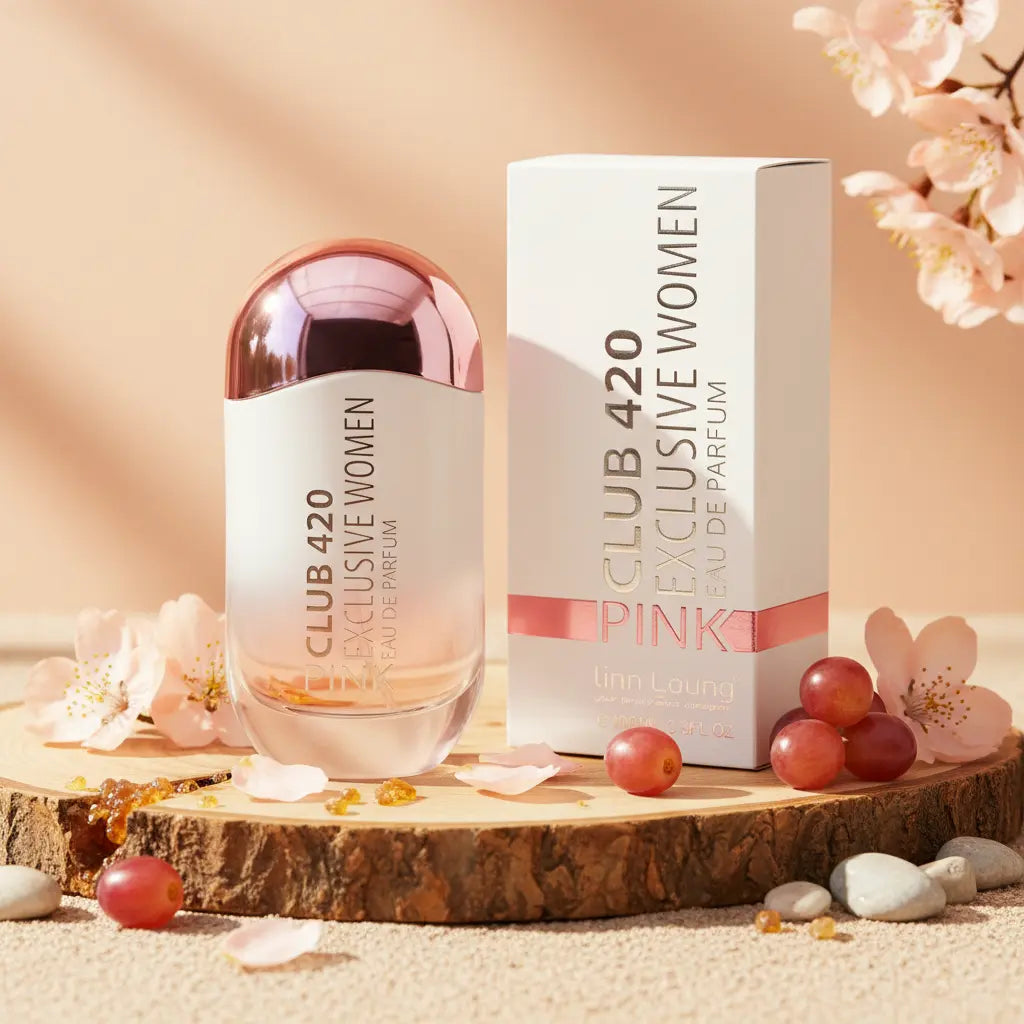 Club 420 Pink Exclusive Women Eau de Parfum Feminino - Linn Young - Universo do Perfume