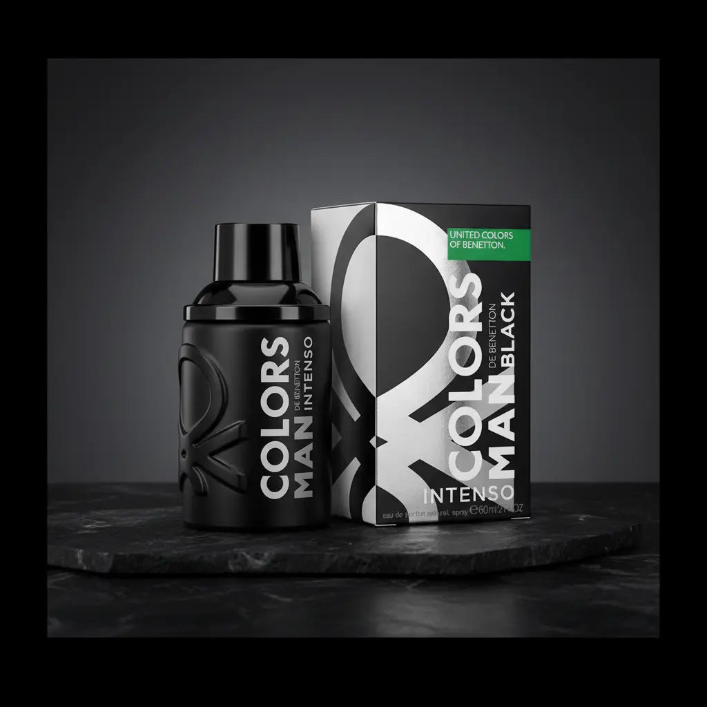 Colors Man Black Intenso Eau de Parfum Masculino - Benetton - Universo do Perfume