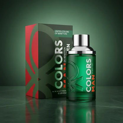 Colors Man Green Eau de Toilette Masculino - Benetton - Universo do Perfume