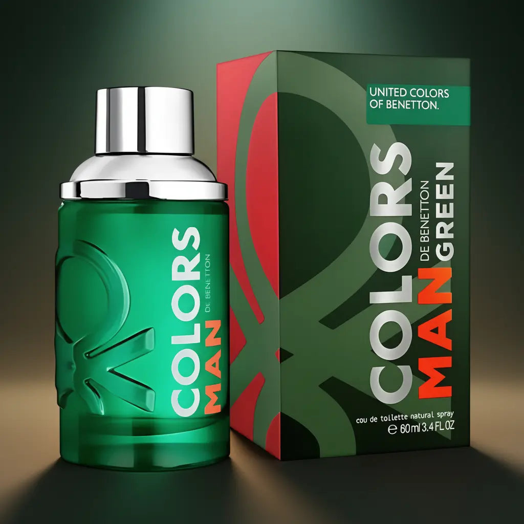 Colors Man Green Eau de Toilette Masculino - Benetton - Universo do Perfume