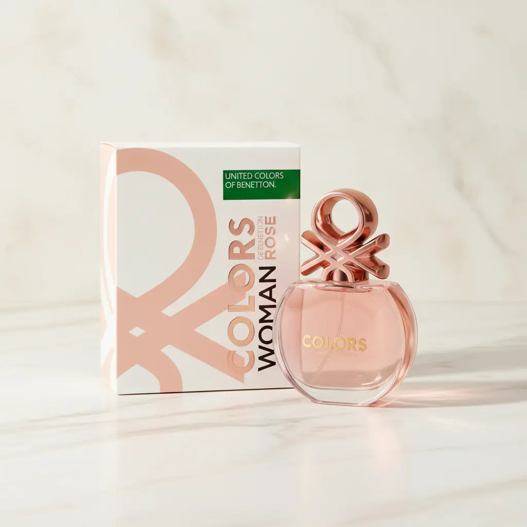 Colors Woman Rose Eau de Toilette Feminino - Benetton - Universo do Perfume