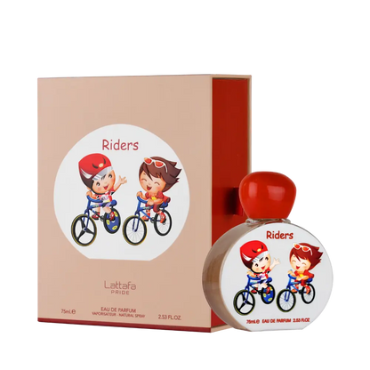 Riders Lattafa Pride Kids Eau de Parfum Infantil - Lattafa 75ml - Universo do Perfume
