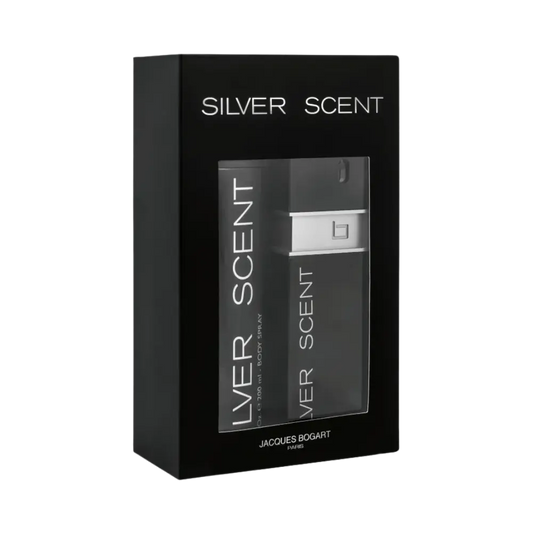 Kit Silver Scent Masculino Eau de Toilette + Body Spray Masculino - Jacques Bogart - Universo do Perfume