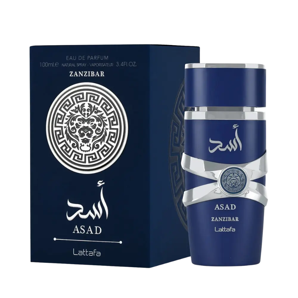 Asad Zanzibar Eau de Parfum Masculino - Lattafa 100ml - Universo do Perfume