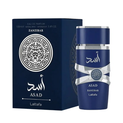 Asad Zanzibar Eau de Parfum Masculino - Lattafa 100ml - Universo do Perfume