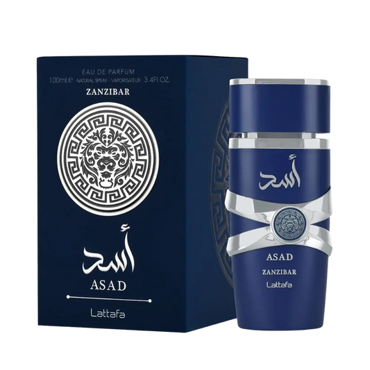 Asad Zanzibar Eau de Parfum Masculino - Lattafa - Universo do Perfume