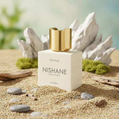 Perfume Decant Hacivat Extrait de Parfum Unissex - Nishane em composição olfativa inspirada na fragrância