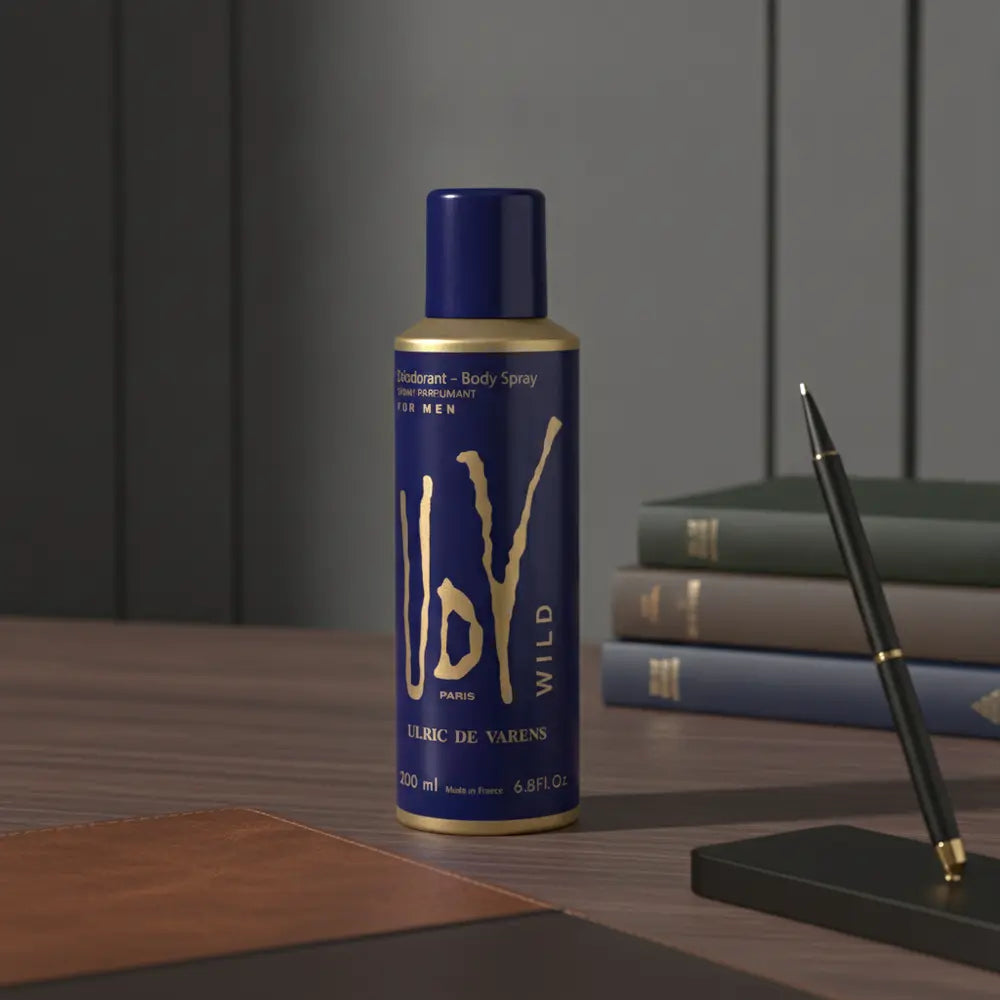 Desodorante UDV Wild Masculino 200ml - Ulric de Varens - Universo do Perfume