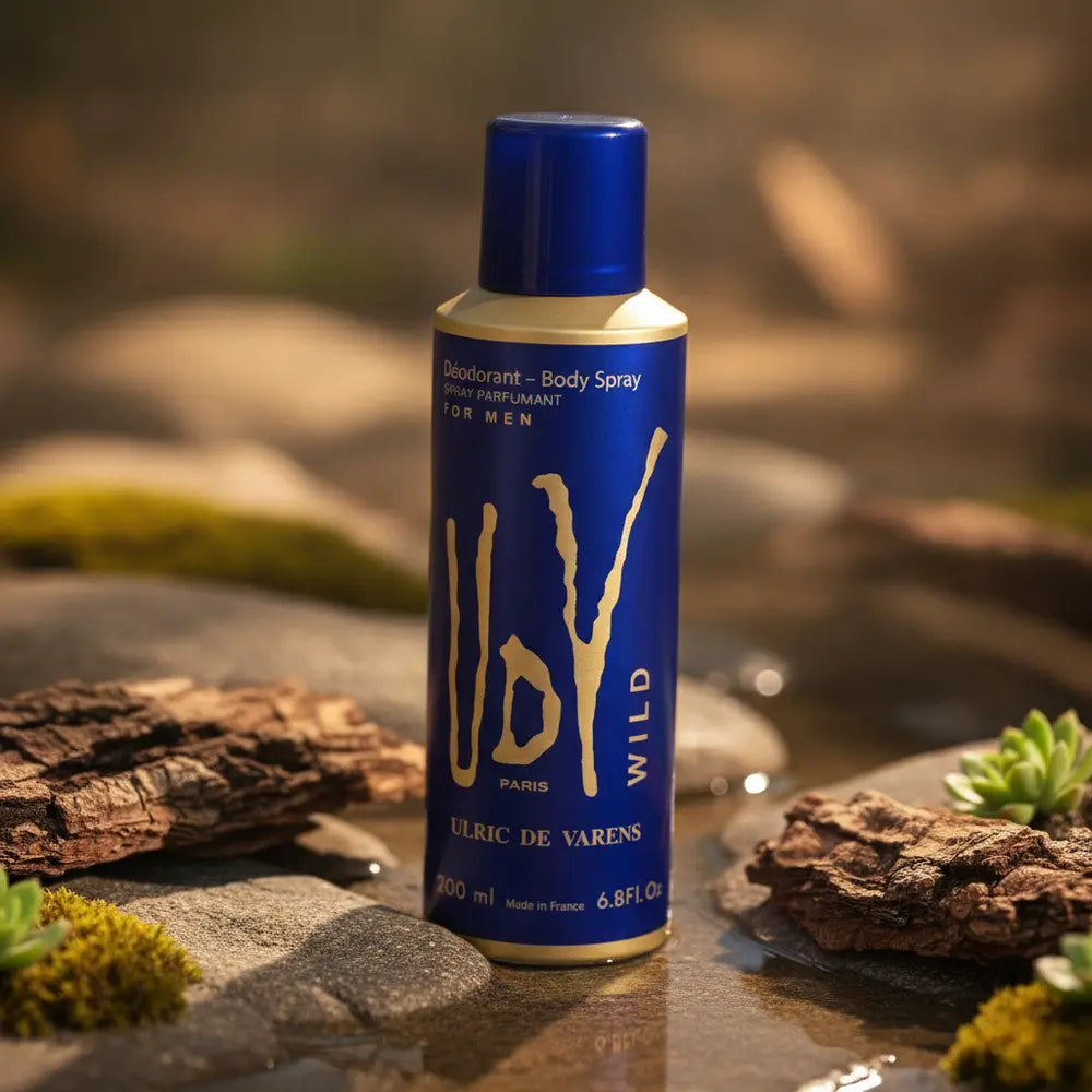 Desodorante UDV Wild Masculino 200ml - Ulric de Varens - Universo do Perfume