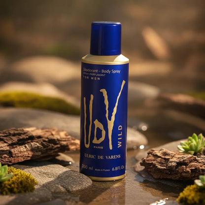 Desodorante UDV Wild Masculino 200ml - Ulric de Varens - Universo do Perfume