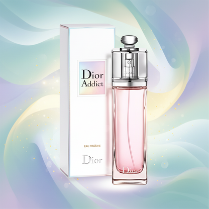 Perfume Dior Addict Eau Fraîche Eau de Toilette Feminino - Dior em composição atmosférica com iluminação sofisticada