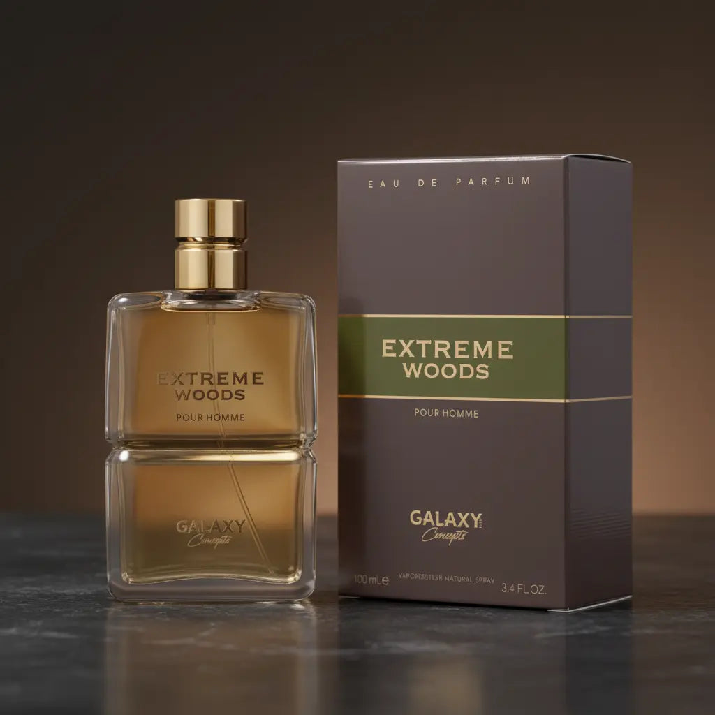 Extreme Woods Pour Homme Eau de Parfum Masculino - Galaxy Plus - Universo do Perfume