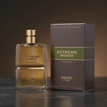 Extreme Woods Pour Homme Eau de Parfum Masculino - Galaxy Plus - Universo do Perfume