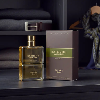 Extreme Woods Pour Homme Eau de Parfum Masculino - Galaxy Plus - Universo do Perfume