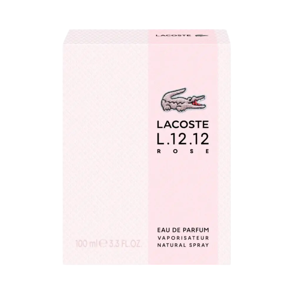 L.12.12 Rose Eau de Parfum Feminino - Lacoste - Universo do Perfume