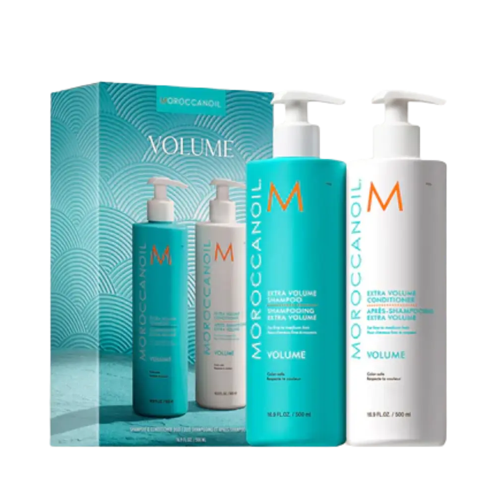 Kit Moroccanoil Volume Shampoo e Condicionador para Cabelos Finos - Moroccanoil - Universo do Perfume