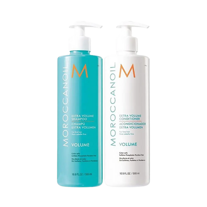Kit Moroccanoil Volume Shampoo e Condicionador para Cabelos Finos - Moroccanoil - Universo do Perfume