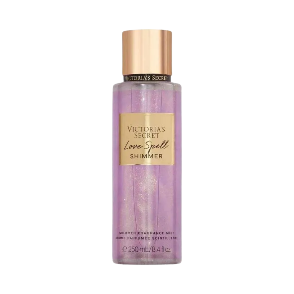 Body Splash Love Spell Shimmer Feminino - Victoria's Secret - Universo do Perfume