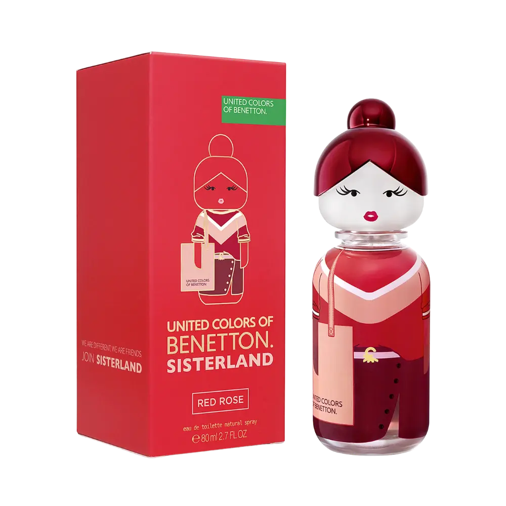 Sisterland Red Rose Eau de Toilette Feminino - Benetton - Universo do Perfume