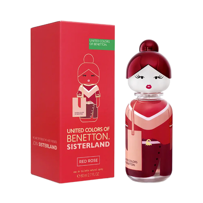 Sisterland Red Rose Eau de Toilette Feminino - Benetton - Universo do Perfume