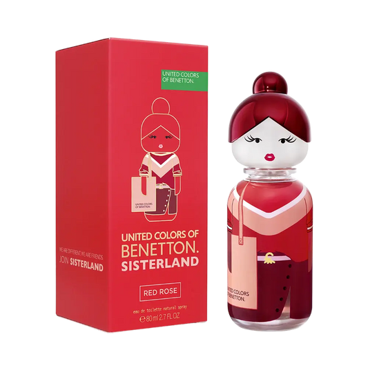 Sisterland Red Rose Eau de Toilette Feminino - Benetton - Universo do Perfume