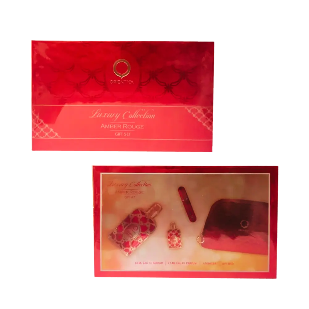 Kit Orientica Luxury Collection Amber Rouge Eau de Parfum Unissex - Orientica - Universo do Perfume