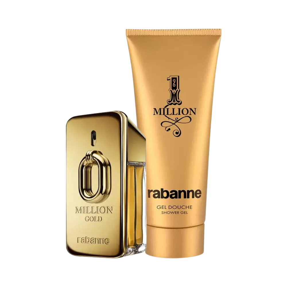 Kit One Million Gold Masculino Eau de Parfum Intense + Shower Gel Masculino - Paco Rabanne - Universo do Perfume