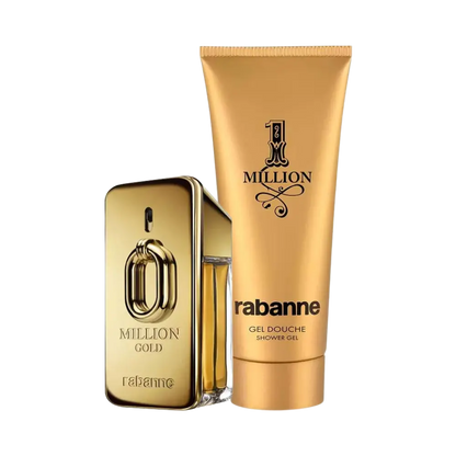 Kit One Million Gold Masculino Eau de Parfum Intense + Shower Gel Masculino - Paco Rabanne - Universo do Perfume
